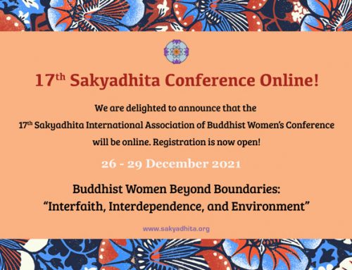 Anmeldung ab sofort für Sakyadhita International Online-Konferenz, 26.-29. Dezember